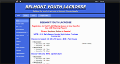 Desktop Screenshot of belmontyouthlacrosse.org