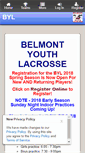 Mobile Screenshot of belmontyouthlacrosse.org